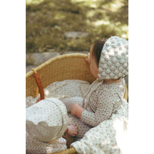 Load image into Gallery viewer, Ladida Layette Wheat Pattern Suspender Set
