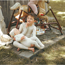 Load image into Gallery viewer, Ladida Layette Sand Star Romper + Hat

