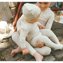 Load image into Gallery viewer, Ladida Layette Sand Star Romper + Hat + Blanket

