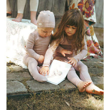 Load image into Gallery viewer, Ladida Layette Pink Heart Romper + Hat
