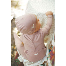 Load image into Gallery viewer, Ladida Layette Pink Heart Romper + Hat
