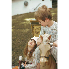 Load image into Gallery viewer, Ladida Layette Blue Wisteria Pajama Set
