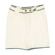 Load image into Gallery viewer, Cream Piped Knit Shorts

