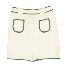 Load image into Gallery viewer, Cream Piped Knit Shorts
