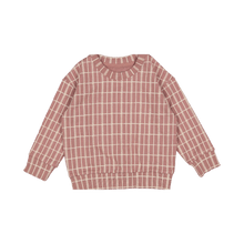 Load image into Gallery viewer, The Printed Sweatshirt - Mauve Check

