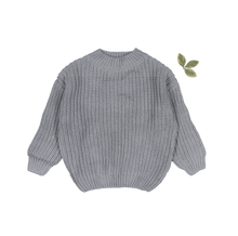 Load image into Gallery viewer, The Chunky Knit Sweater - Slate
