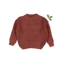 Load image into Gallery viewer, The Chunky Knit Sweater - Rosewood
