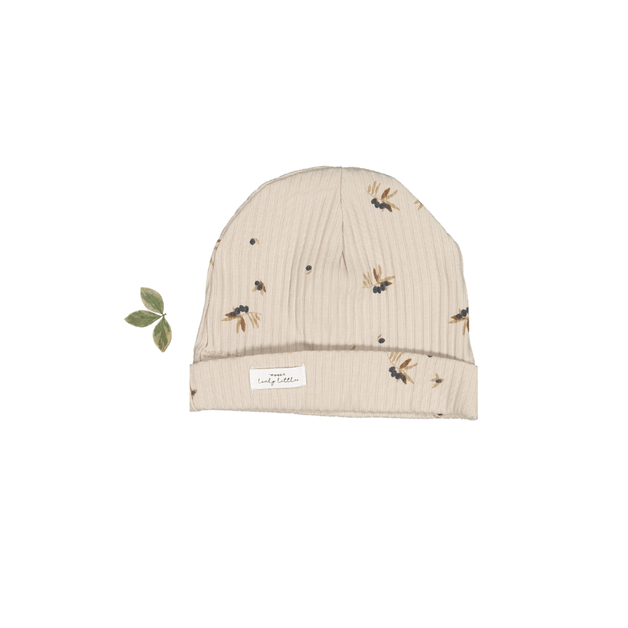The Printed Hat -  Olive
