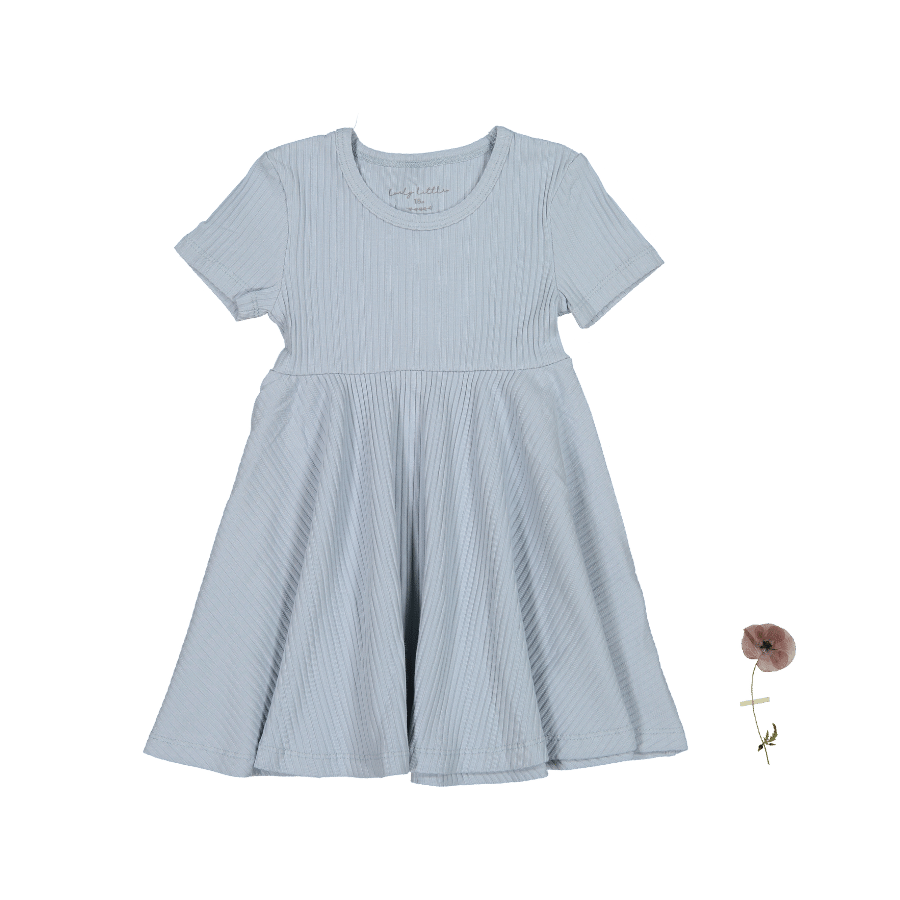 The Short Sleeve Dress -  Blue