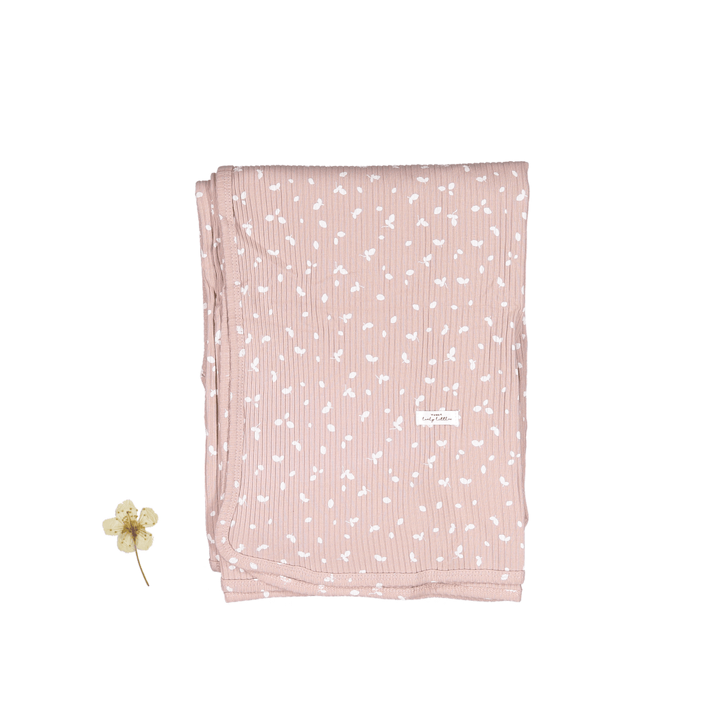 The Printed Blanket - Mauve Petal