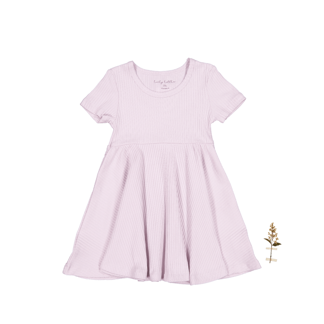 The Short Sleeve Dress - Lilac