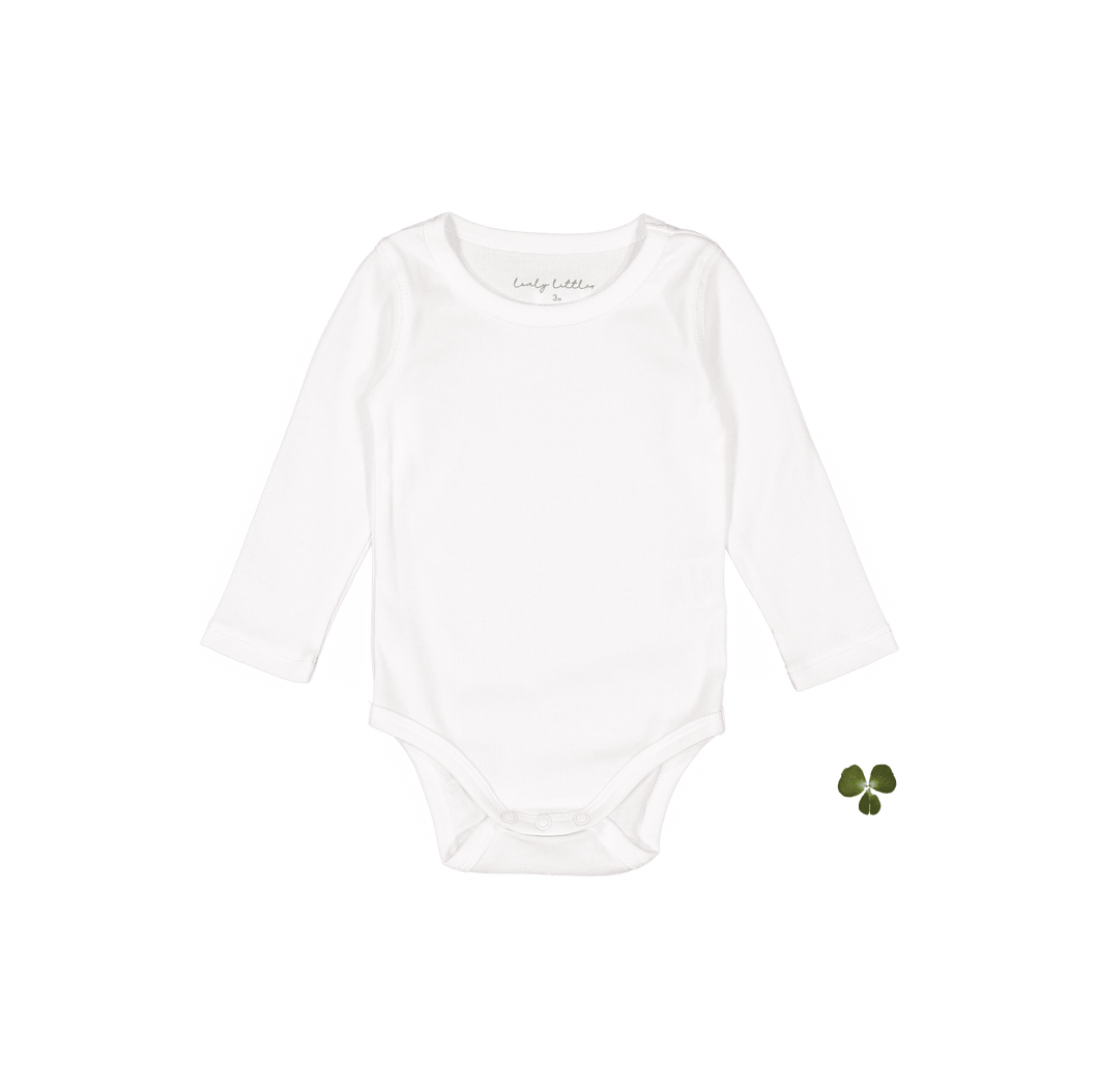 The Long Sleeve Onesie - White