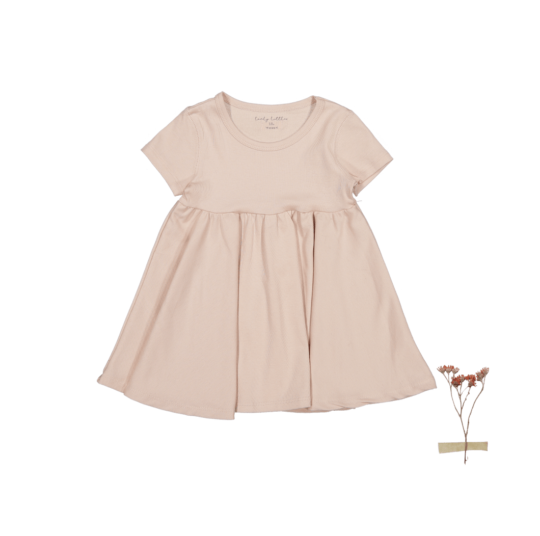 The Short Sleeve Dress - Blush