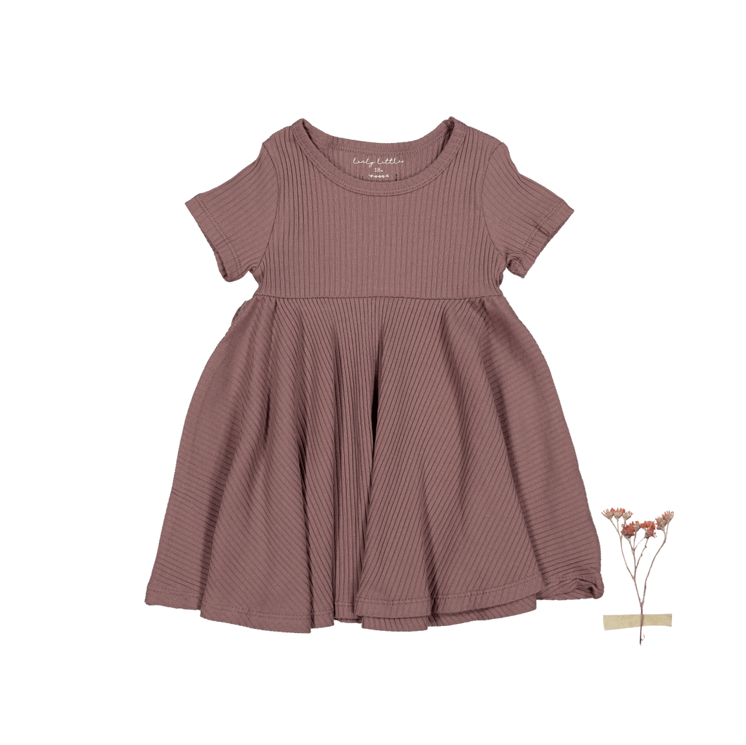 The Short Sleeve Dress - Mink