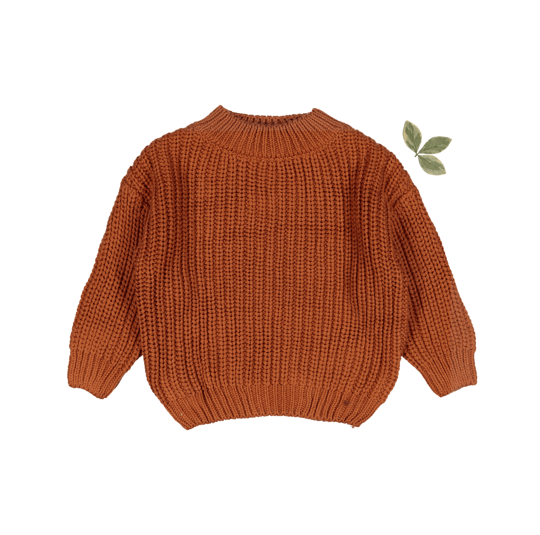 The Chunky Knit Sweater - Caramel