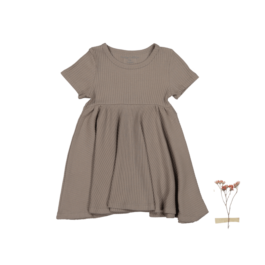 The Short Sleeve Dress - Taupe