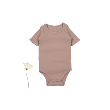 Load image into Gallery viewer, The Short Sleeve Onesie - Mauve
