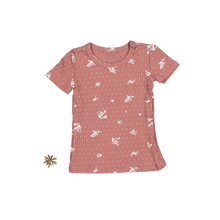 Load image into Gallery viewer, The Printed Short Sleeve Tee - Rosewood Floral
