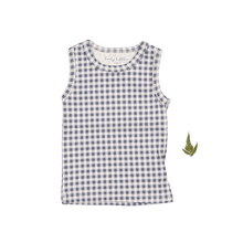 Load image into Gallery viewer, The Printed Tank - Steel Gingham
